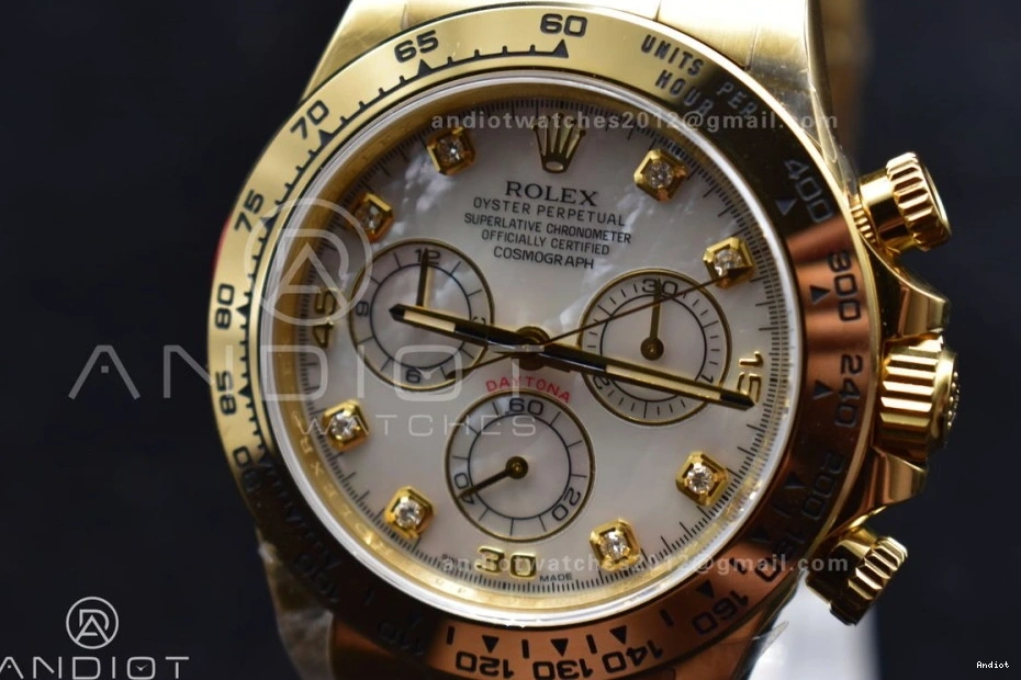 116508 Best YG Clean 1:1 Bracelet Oyster On SA4130 Edition Dial Daytona YG 0412